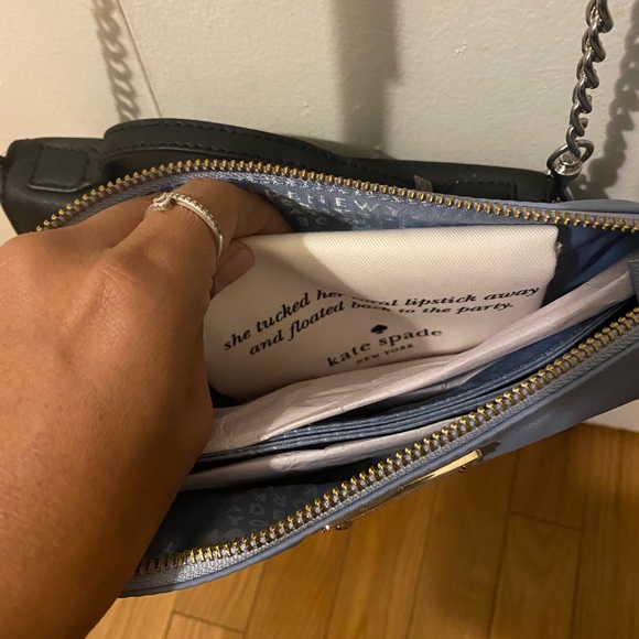 Light baby blue Kate  spade crossbody bag - Picture 3 of 4